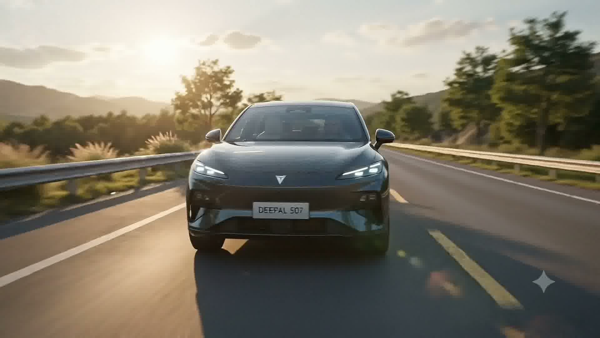DEEPAL S07 — Golden hour, open road